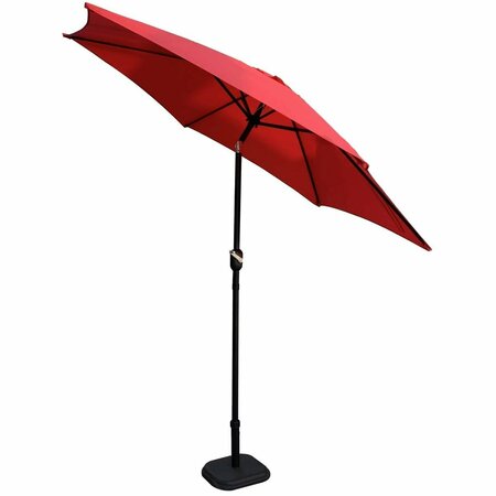 LEIGH COUNTRY Patio Umbrella Red 9ft. TX 94120